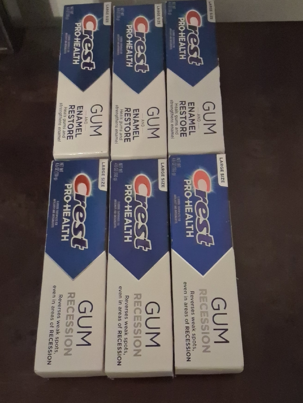 6 Bn CREST GUM RECESSION & GUM  ENAMEL